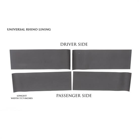 LUND 5822200 Rhino Linings Rocker Guard Small 4 Strips 35inx13 in