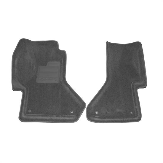 LUND 600938 Catch-All Floor Mat 2 pc Front Gray, Astro/Safari