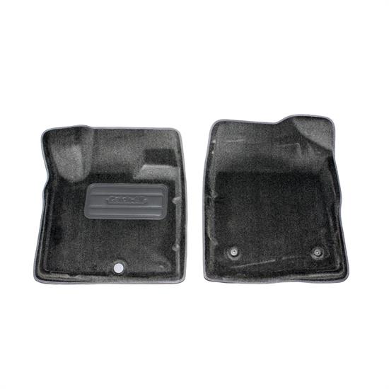 LUND 604649 Catch-All Floor Mat 2 pc Front Grey, Pacifica