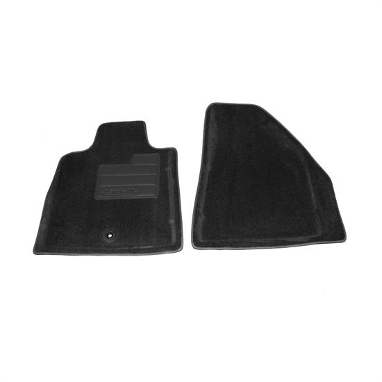 LUND 6064449 Catch-All Floor Mat 2 pc Front Black, 07-10 Wrangler