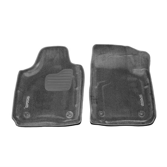 LUND 799331 Catch-All Floor Mat 2 pc Front Grey, Monte Carlo