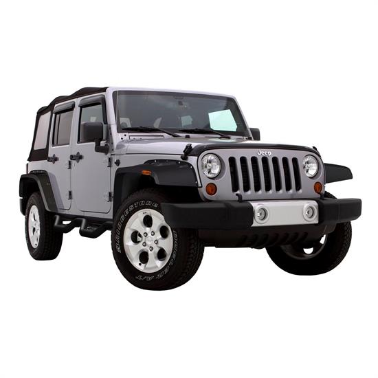 LUND FX606S Flat Style Fender Flare Set F/R, Wrangler
