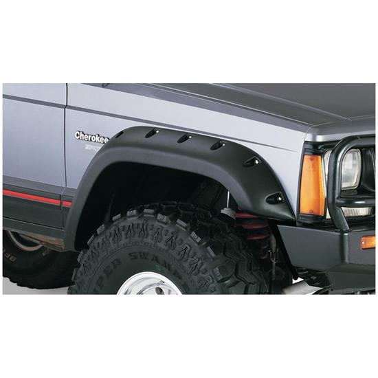 Bushwacker 10035-07 Cut-Out Fender Flares Front Cherokee/Comanche