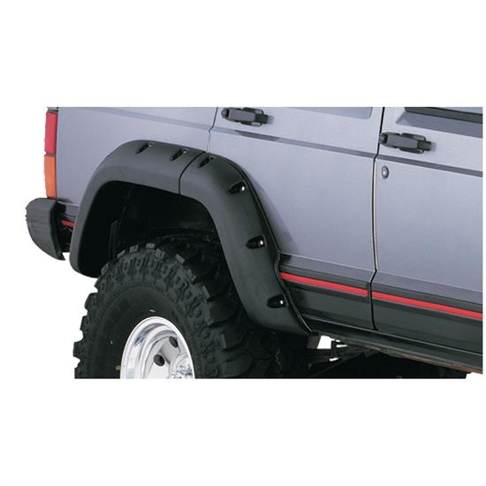Bushwacker 10036-07 Cut-Out Fender Flares Rear 84-01 Cherokee