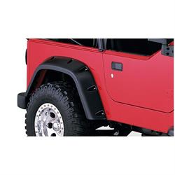Bushwacker 10042-07 Pocket Style Fender Flares Rear Pair 97-06 Tj