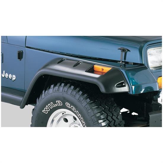 Bushwacker 10057-07 Pocket Fender Flares Front Models Wrangler