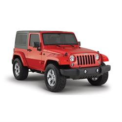 Bushwacker 10078-02 Pocket Style Fender Flares Rear Wrangler
