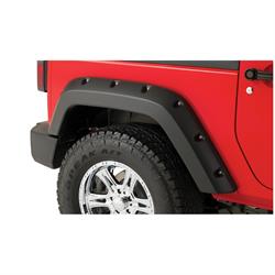 Bushwacker 10078-02 Pocket Style Fender Flares Rear Wrangler