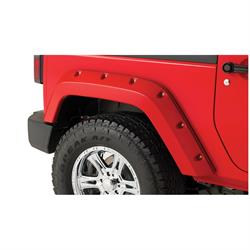 Bushwacker 10078-02 Pocket Style Fender Flares Rear Wrangler