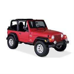 Bushwacker 10908-07 Pocket Style Fender Flares F/R 4pc, 97-06 Tj