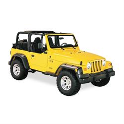 Bushwacker 10913-07 Pocket Style Fender Flares F/R 4pc, 97-06 Tj