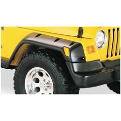 Bushwacker 10913-07 Pocket Style Fender Flares F/R 4pc, 97-06 Tj