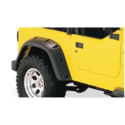 Bushwacker 10913-07 Pocket Style Fender Flares F/R 4pc, 97-06 Tj