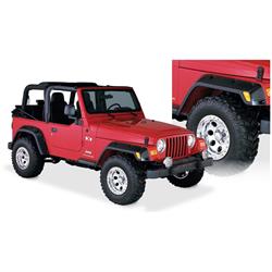 Bushwacker 10917-07 Pocket Style Fender Flares F/R 4pc, 97-06 Tj