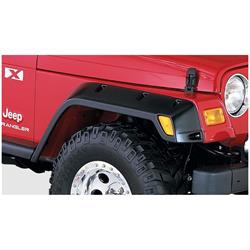 Bushwacker 10917-07 Pocket Style Fender Flares F/R 4pc, 97-06 Tj