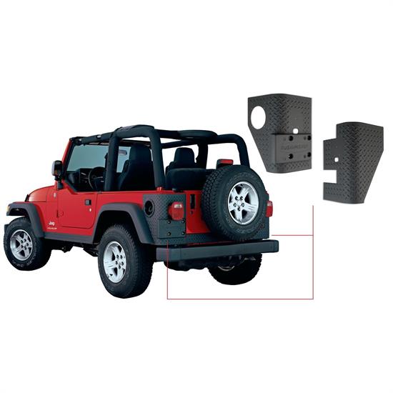 Bushwacker 14004 TrailArmor Corner Guard-Fender Flares Wrangler