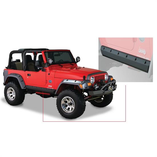 Bushwacker 14008 TrailArmor Rocker Panel Side Panels Wrangler