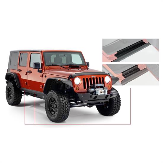 Bushwacker 14012 TrailArmor Rocker Side Panel/Sill Plate Wrangler