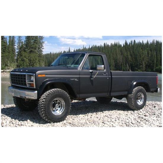 Bushwacker 20012-11 Cut-Out Fender Flares Rear-Screw Pocket Ford