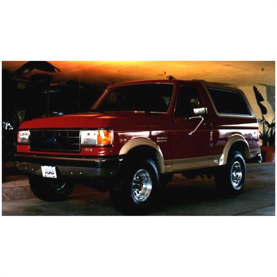 Bushwacker 20015-01 Extend-A-Fender Flares Front Pair, Ford