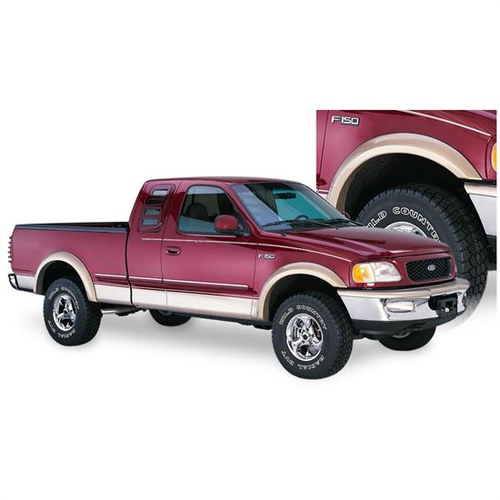 Bushwacker 20033-11 Extend-A-Fender Flares Front Pair, F-150