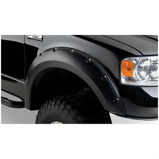 Bushwacker 20053-02 Pocket Style Fender Flares Front 04-08 F-150