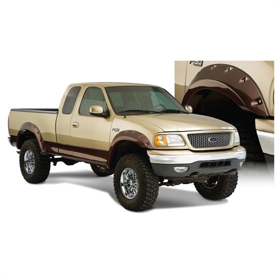 Bushwacker 20073-02 Cut-Out Fender Flares Fr w/Screw Pocket F150