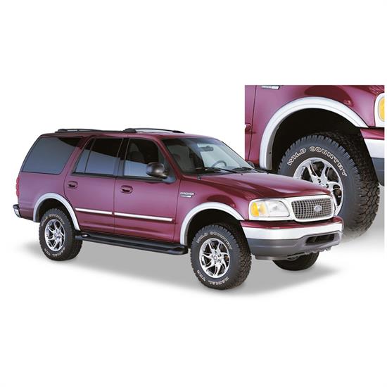 Bushwacker 20503-02 Street Style Fender Flares F/R 4pc Expedition