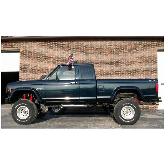 Bushwacker 21008-11 Cut-Out Fender Flares Rear 83-92 Ranger