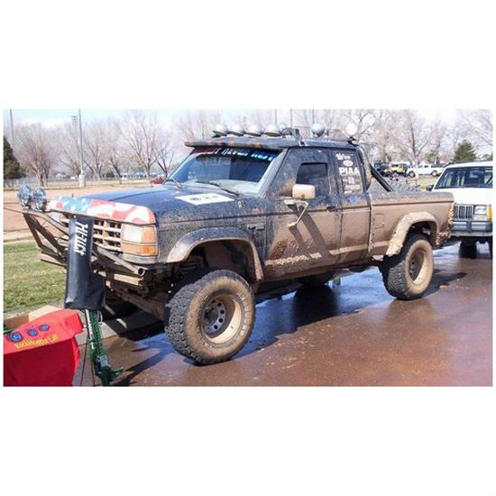 Bushwacker 21013-11 Cut-Out Fender Flares Front Bronco II/Ranger