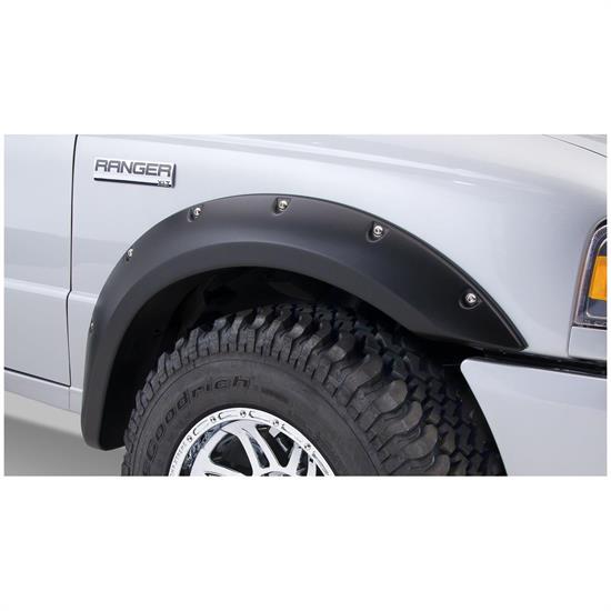 Bushwacker 21037-02 Pocket Style Fender Flares Front 93-11 Ranger