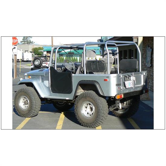 Bushwacker 30002-07 Cut-Out Fender Flares Rear Land Cruiser