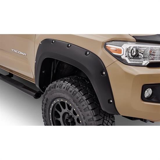 Bushwacker 30047-02 Pocket Style Fender Flares Front 16-17 Tacoma