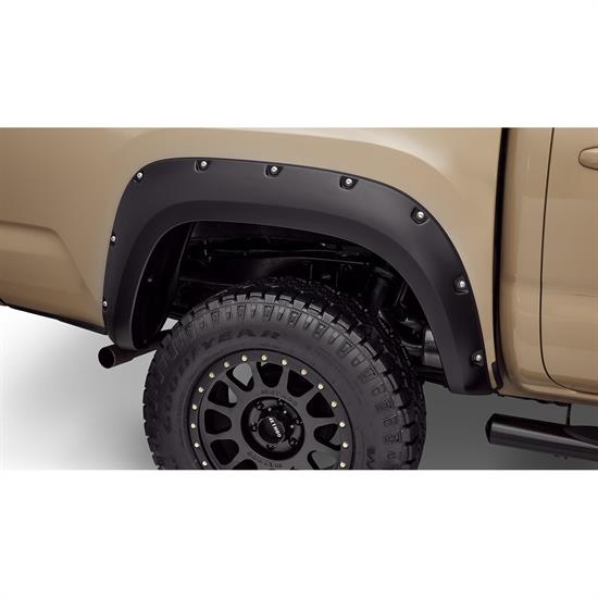Bushwacker 30048-02 Pocket Style Fender Flares Rear 16-17 Tacoma