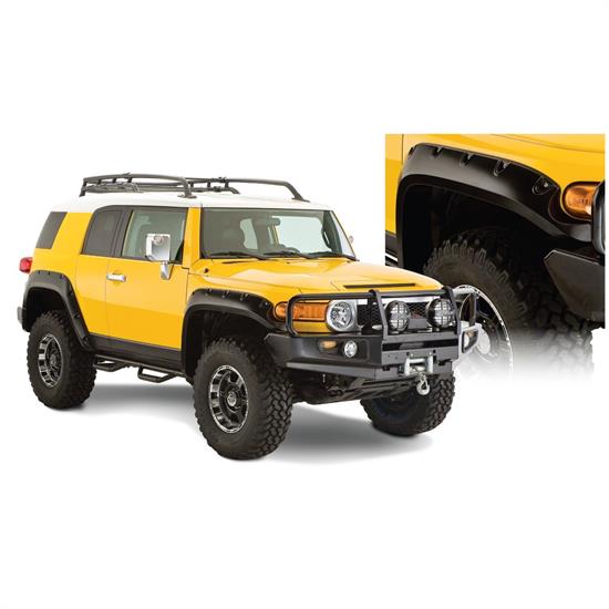 Bushwacker 31922-02 Pocket Style Fender Flares F/R 4pc Fj Cruiser