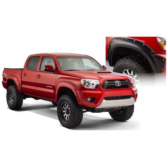Bushwacker 31927-02 Pocket Style Fender Flares F/R 12-15 Tacoma