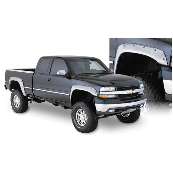 Bushwacker 40051-02 Cut-Out Fender Flares Screw Pocket Chevy/GMC