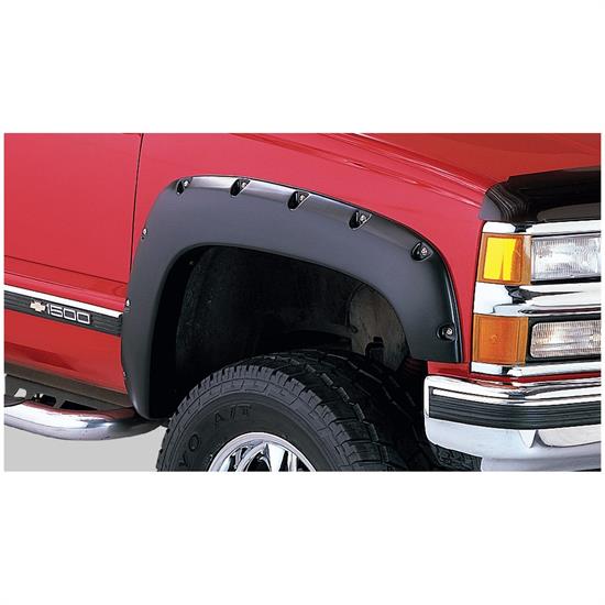 Bushwacker 40061-02 Pocket Style Fender Flares Front Pair, Chevy