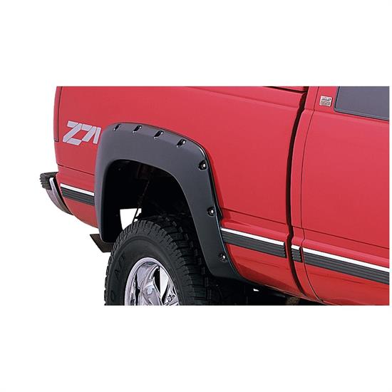 Bushwacker 40062-02 Pocket Style Fender Flares Rear Pair, Chevy