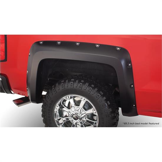 Bushwacker 40116-02 Pocket Fender Flares Rear Silverado 1500-3500