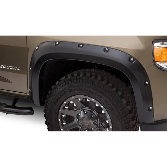 Bushwacker 40141-02 Pocket Style Fender Flares Front Pair, Canyon
