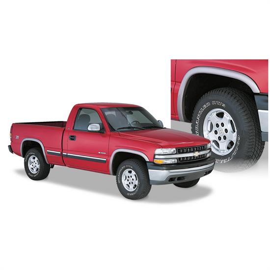 Bushwacker 40503-02 Street Style Fender Flares F/R 4pc, Chevy/GMC