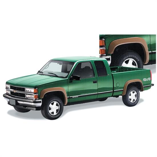 Bushwacker 40901-01 Extend-A-Fender Flares F/R Set/4, Chevy/GMC