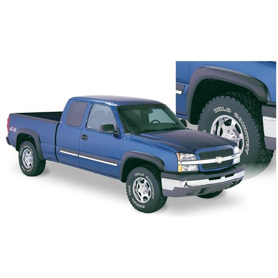 Bushwacker 40916-02 Extend-A-Fender Flares F/R Set/4, Chevy