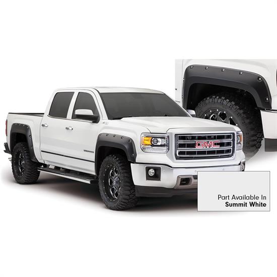 Bushwacker 40960-14 Pocket Painted Fender Flares F/R Sierra 1500