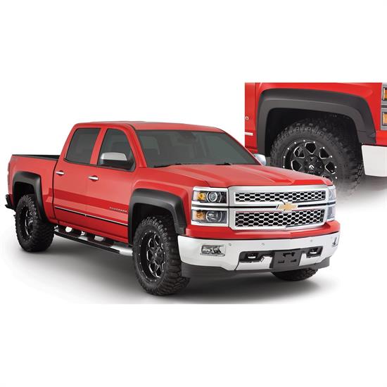 Bushwacker 40963-02 Extend-A-Fender Flares F/R 14-15 Sierra 1500