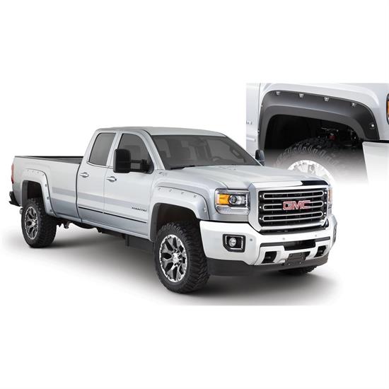 Bushwacker 40967-02 Pocket Fender Flares F/R 4pc Sierra 2500/3500