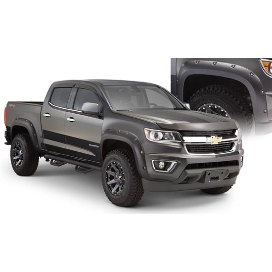 Bushwacker 40969-02 Pocket Style Fender Flares F/R 15-17 Colorado