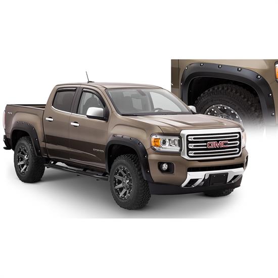 Bushwacker 40971-02 Pocket Style Fender Flares F/R 15-17 Canyon