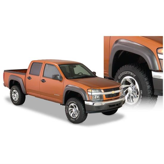 Bushwacker 41029-02 Extend-A-Fender Flares Front Colorado/Canyon